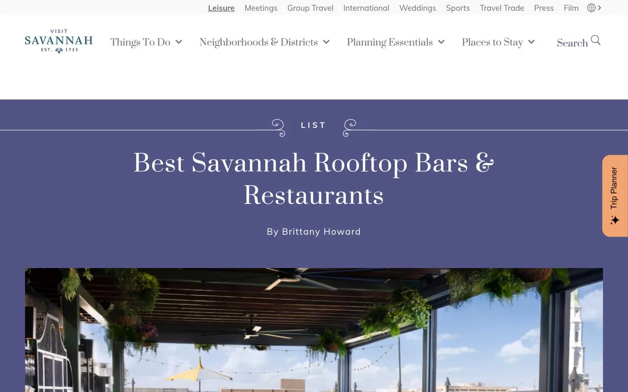 Visit Savannah: Savannah's Hottest Rooftop Bars & Restaurants